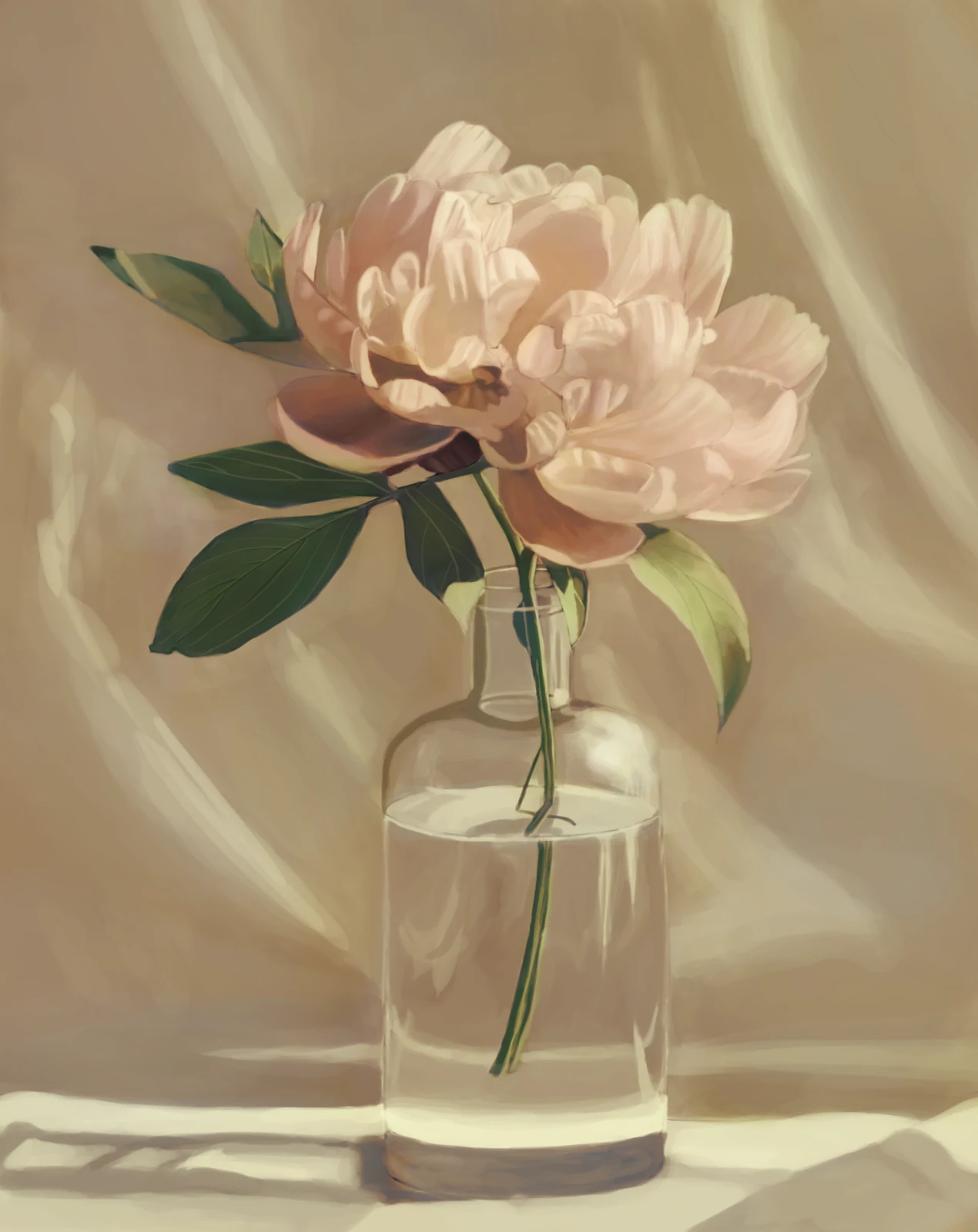 acbarth // 0016 // peonies in a vase