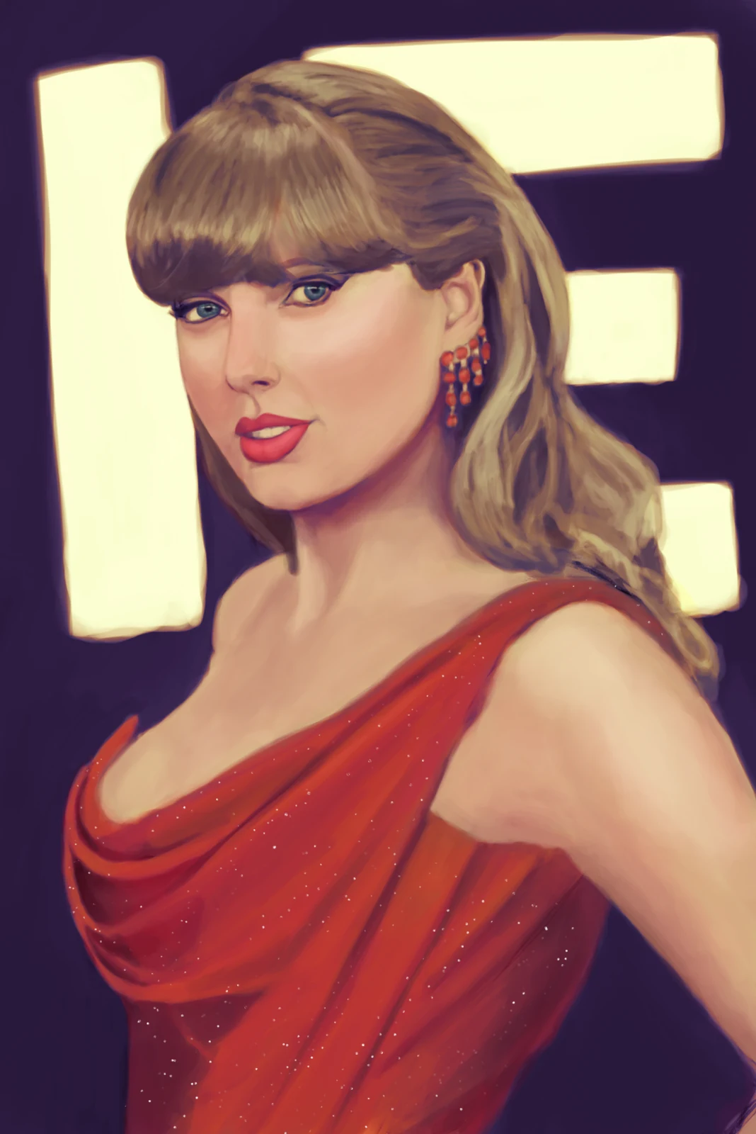 acbarth // 0025 // taylor swift in a red dress