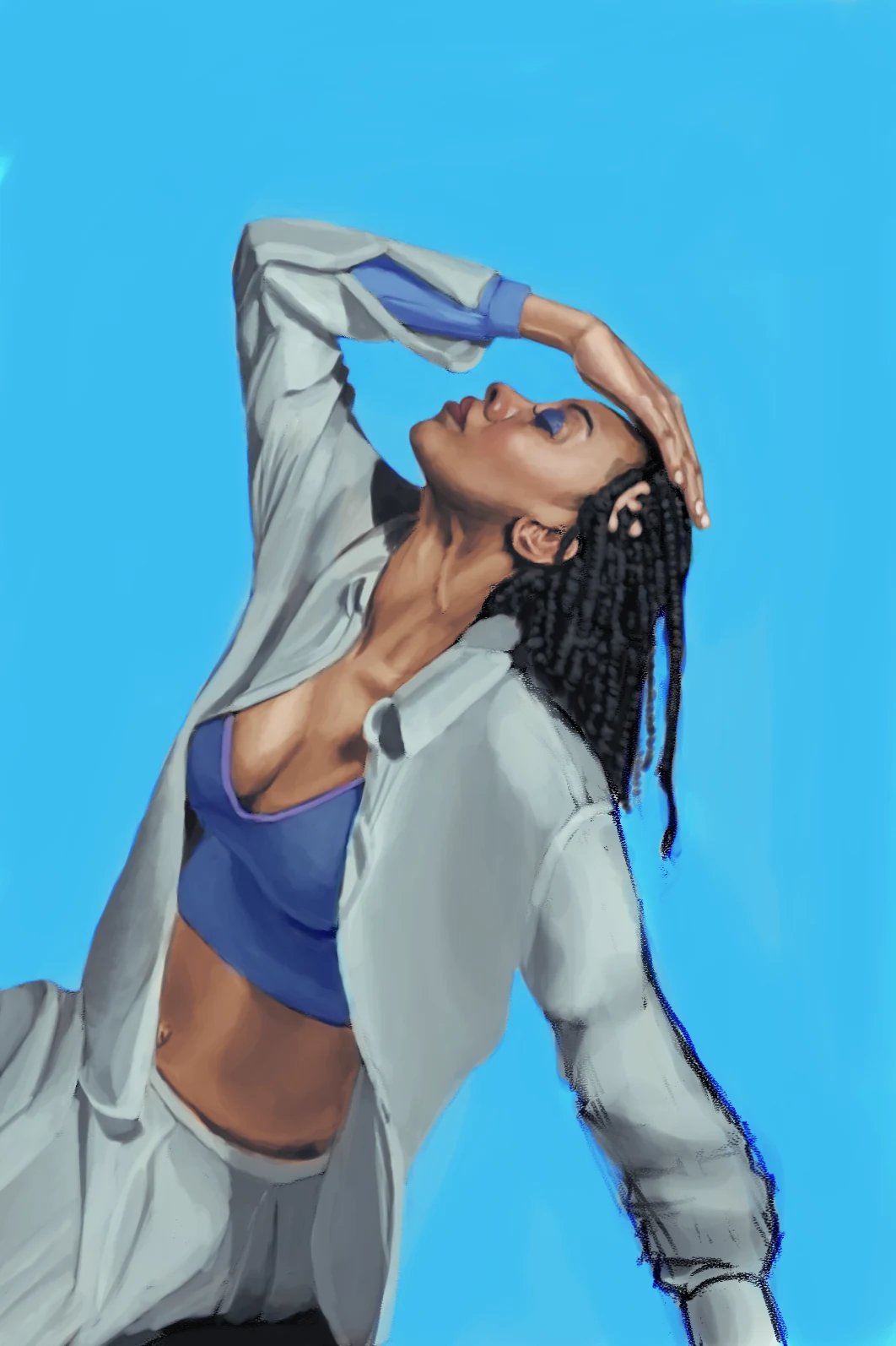 acbarth // 0026 // woman with a white shirt