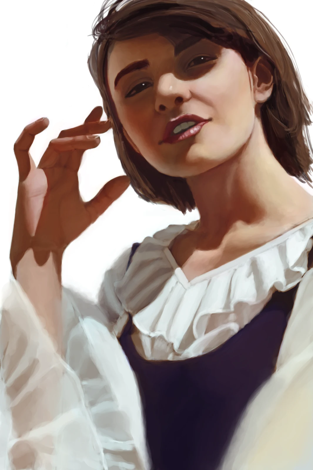 acbarth // 0040 // woman with a ruffled collar